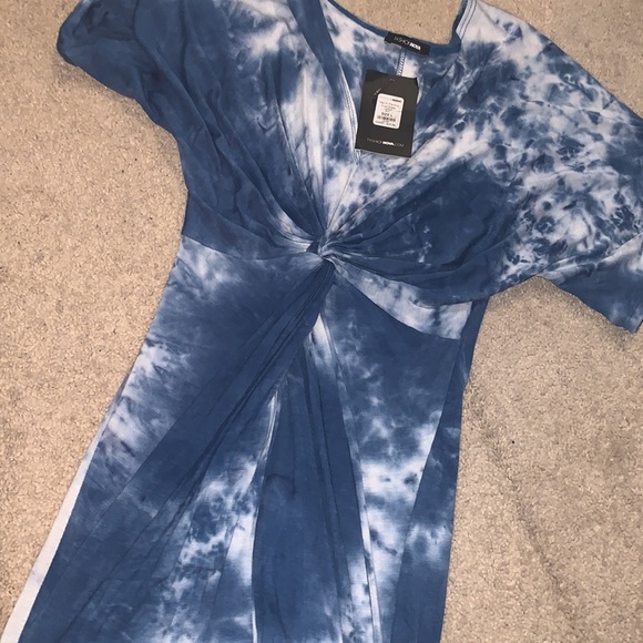 Fashion Nova Tied In The Dye Knot Dress - Picture 2 of 3